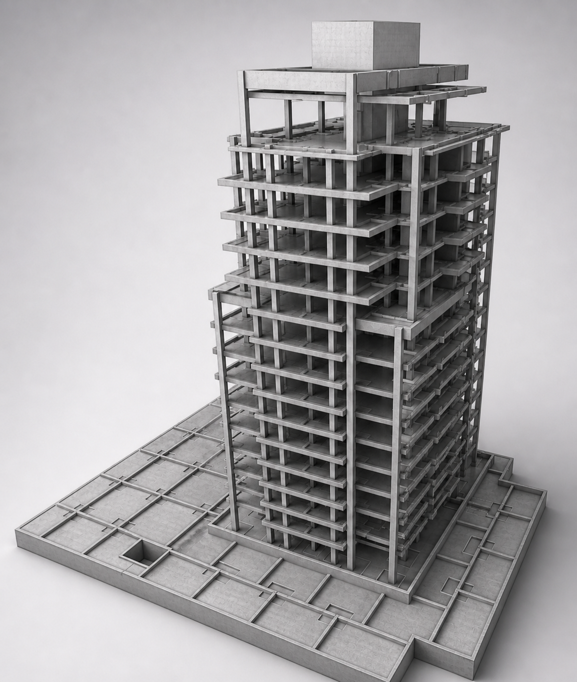 Modelado 3D BIM de edificio