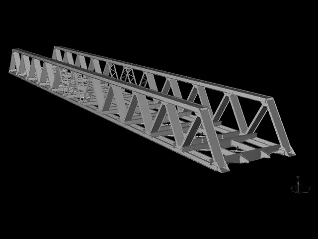 Modelo de cálculo de una viga reticulada